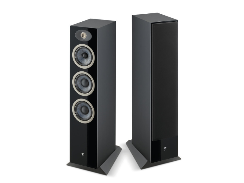 Focal FOAESFO1N20B100 3 Way Floor Standing Loudspeaker (High Gloss Black)