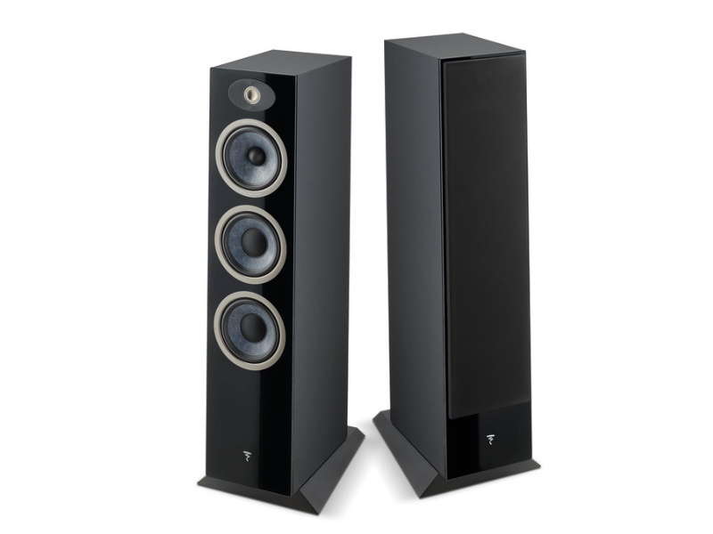 Focal FOAESFO1N30B100 3 Way Floor Standing Loudspeaker (High Gloss Black)