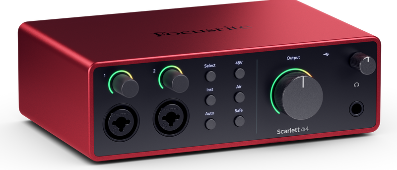 Focusrite SCARLETT 4i4 Audio Interface - 4th Gen