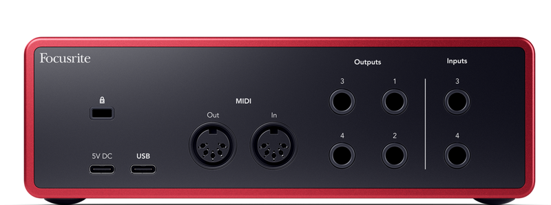 Focusrite SCARLETT 4i4 Audio Interface - 4th Gen