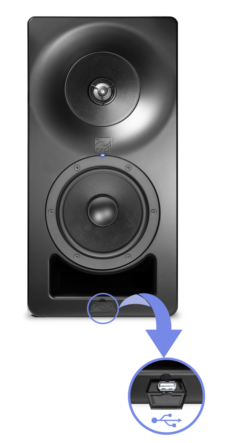 Kali Audio SM-5 3-Way Studio Monitor with Network Control (Single) - 5"