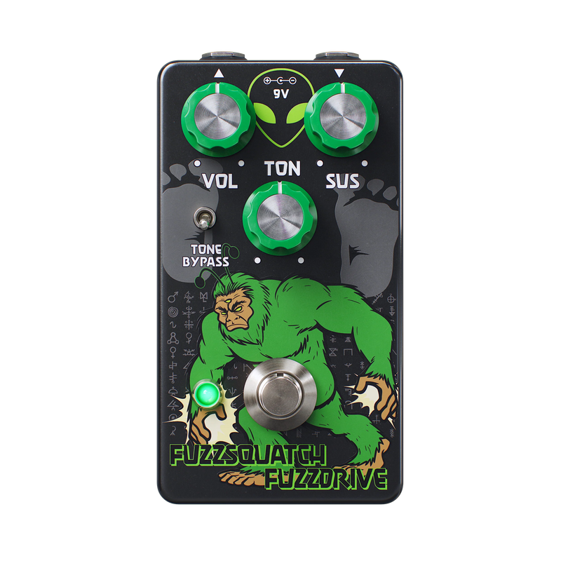 Interstellar Audio Machines FUZZSQUATCH FUZZDRIVE Op-Amp Fuzz Drive Pedal