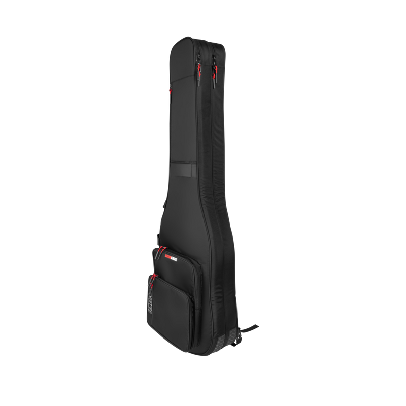 Gator G-ICONTTBASS-BLK Icon Take Two Series High Quality Gig Bags For 2 Bass Guitars