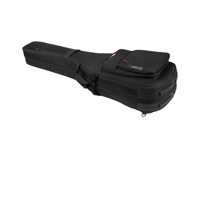 Gator G-ICONTTBASS-BLK Icon Take Two Series High Quality Gig Bags For 2 Bass Guitars