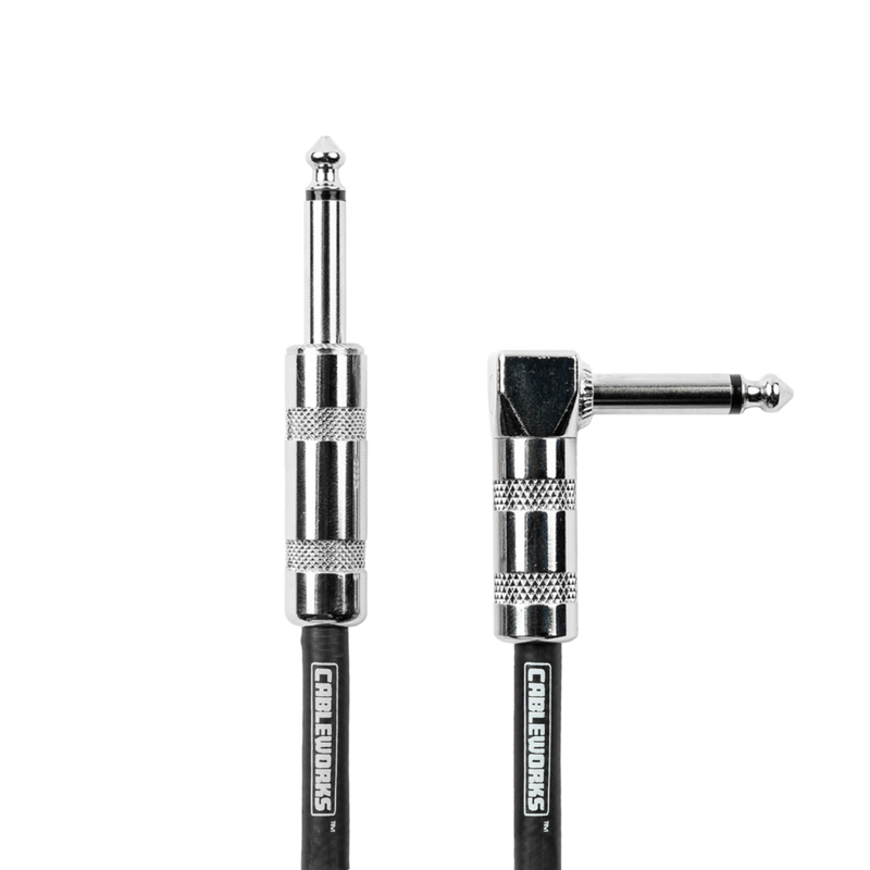 Gator GCWB-INS-20RA Backline Series Straight/Right Angle Instrument Cable - 20ft