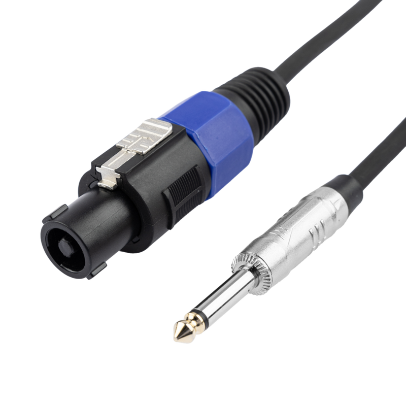 Gator GCWB-SPK-50-1TL Backline Series 1/4" TS To Twist Lock Connector Speaker Cable - 50ft