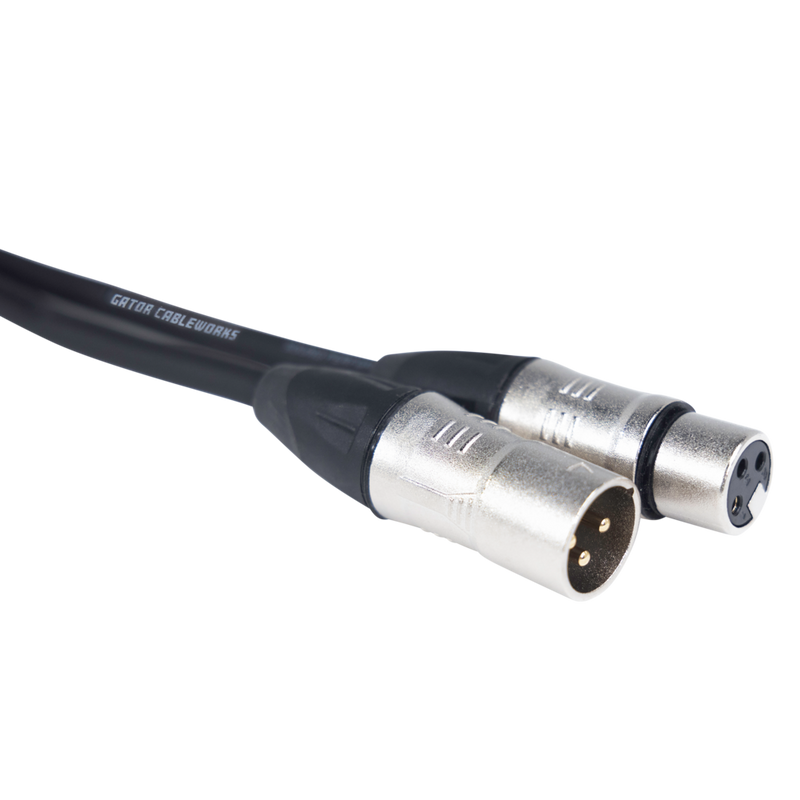 Gator GCWB-XLR-15 Backline Series XLR Microphone Cable - 15ft