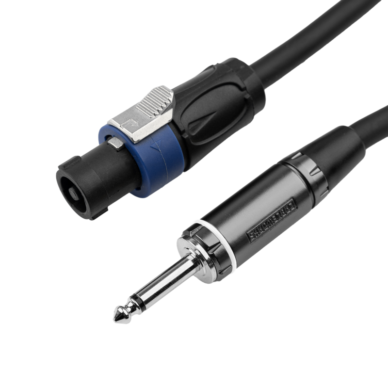Gator GCWC-SPK-10-1TL Composer Series 1/4" TS To Twist Lock Connector Speaker Cable - 10ft