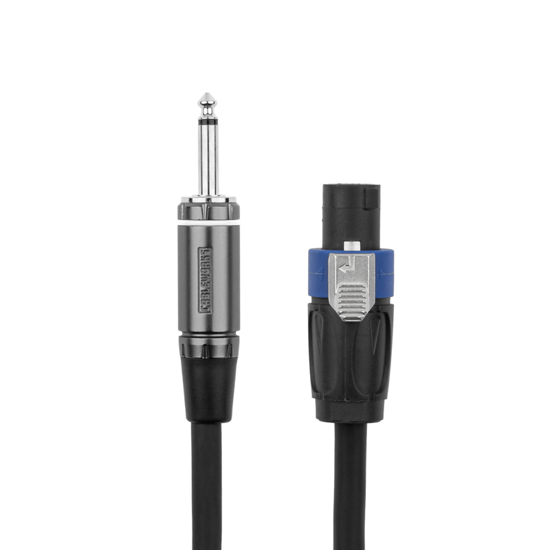Gator GCWC-SPK-50-1TL Composer Series 1/4" TS To Twist Lock Connector Speaker Cable - 50ft