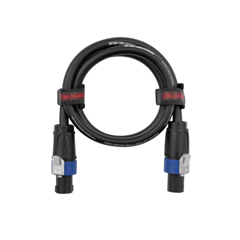 Gator GCWC-SPK-03-2TL Composer Series Twist Lock Connector Speaker Cable - 3ft