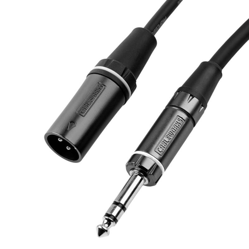 Gator GCWC-XLR-20MTRS Composer Series XLR M To TRS Cable - 20ft