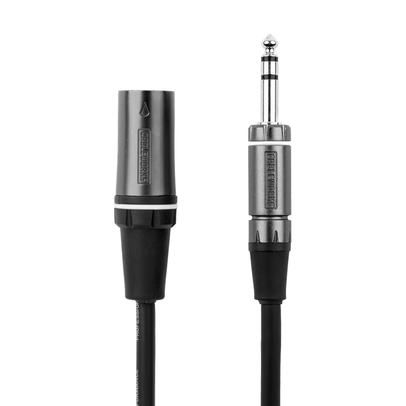 Gator GCWC-XLR-20MTRS Composer Series XLR M To TRS Cable - 20ft