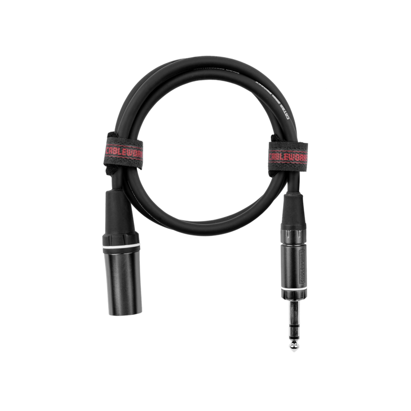 Gator GCWC-XLR-18INMTRS Composer Series XLR M to TRS Cable - 18"