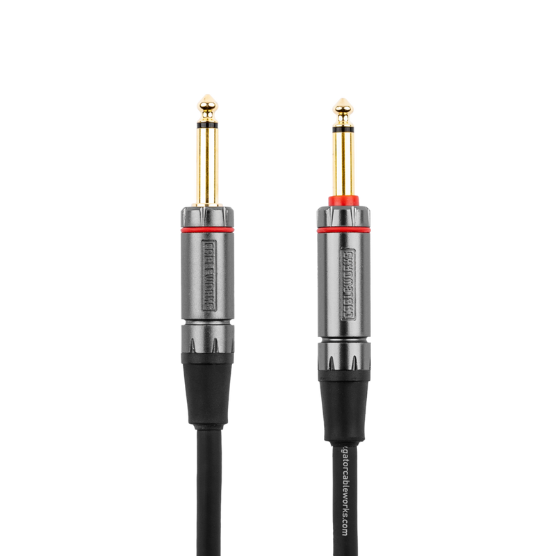Gator GCWH-INS-30QT Headliner Series 1/4" Straight Quiet Instrument Cable - 30ft