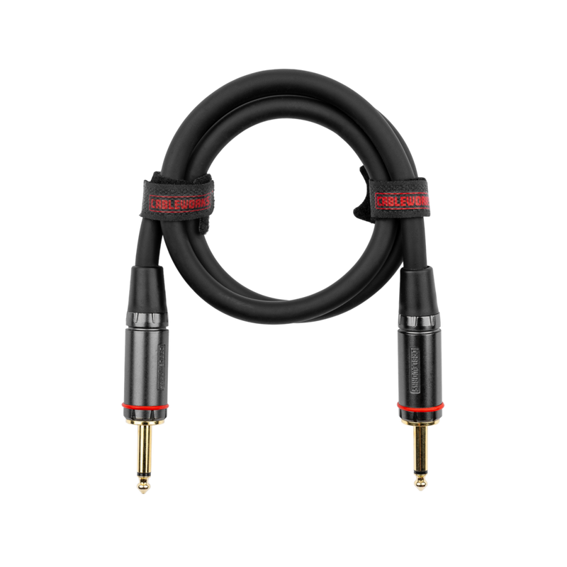 Gator GCWH-SPK-03 Headliner Series 1/4" Straight TS Speaker Cable - 3ft
