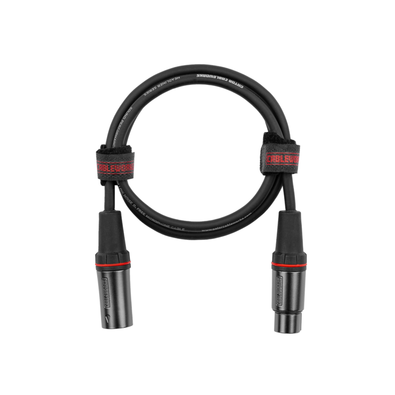 Gator GCWH-XLR-03 Headliner Series XLR Microphone Cable - 3ft