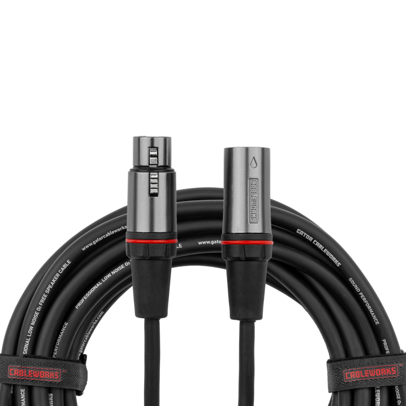 Gator GCWH-XLR-10 Headliner Series XLR Microphone Cable - 10ft