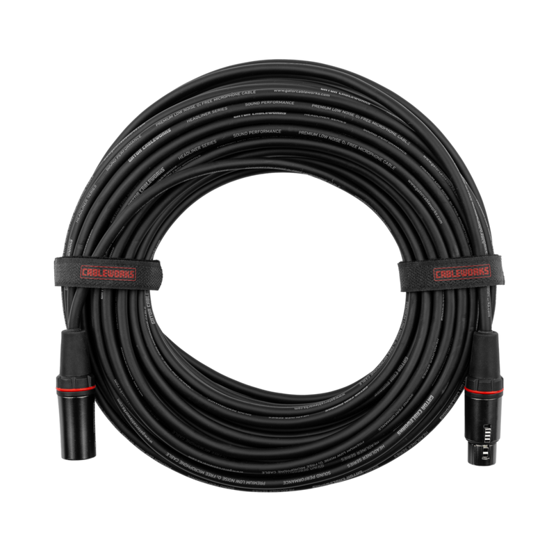 Gator GCWH-XLR-50 Headliner Series XLR Microphone Cable - 50ft