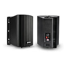 Gemini GHSI-W650BT-PR-BLK Waterproof Mountable Outdoor Bluetooth Speakers (Black) - 6.5"