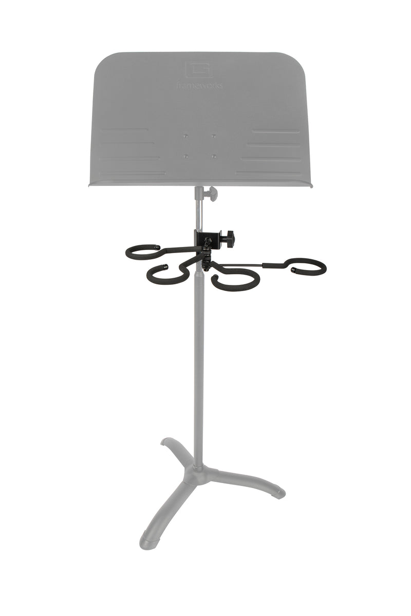 Gator GFW-BNO-MUTEREST4 Stand-Clamping Rest for 4 Horn Mutes