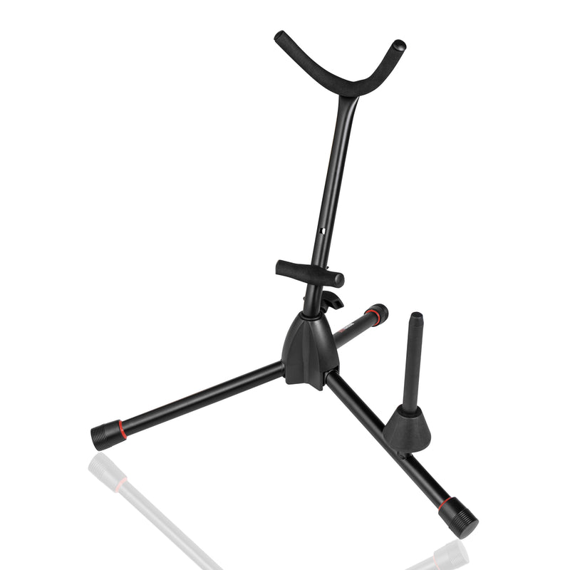 Gator GFW-BNO-SAXFLU Tripod Stand For Alto/Tenor Saxophone With Flute Peg