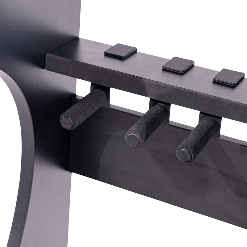 Gator GFW-ELITEGTR3RK-BLK Elite Three Electric/Acoustic Guitar Rack (Black)