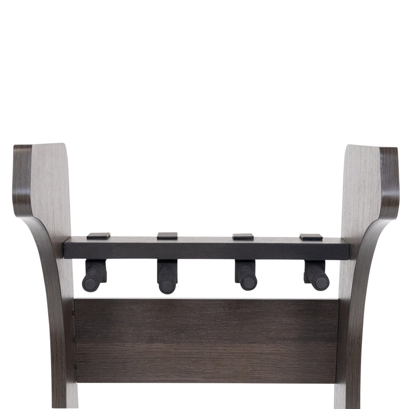 Gator GFW-ELITEGTR3RK-BRN Elite Three Electric/Acoustic Guitar Rack (Brown)