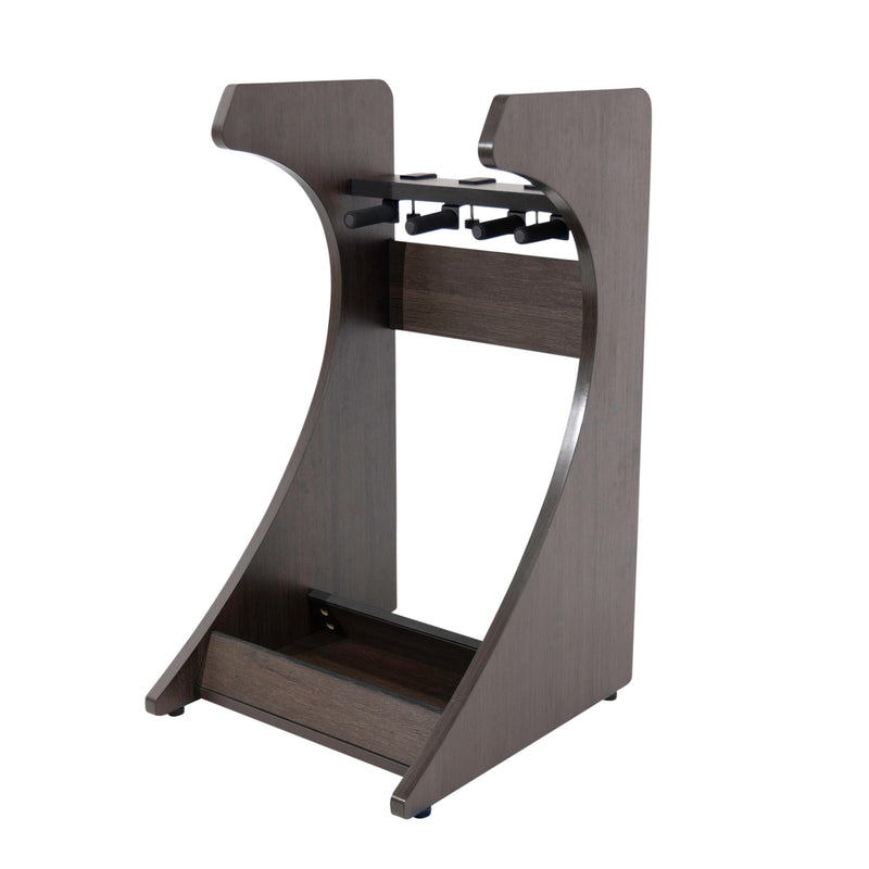 Gator GFW-ELITEGTR3RK-BRN Elite Three Electric/Acoustic Guitar Rack (Brown)
