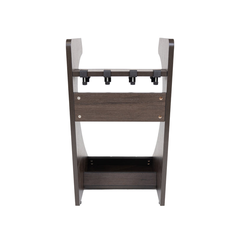 Gator GFW-ELITEGTR3RK-BRN Elite Three Electric/Acoustic Guitar Rack (Brown)