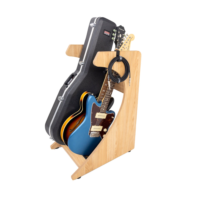 Gator GFW-ELITEGTR3RK-MPL Elite Three Electric/Acoustic Guitar Rack (Maple)