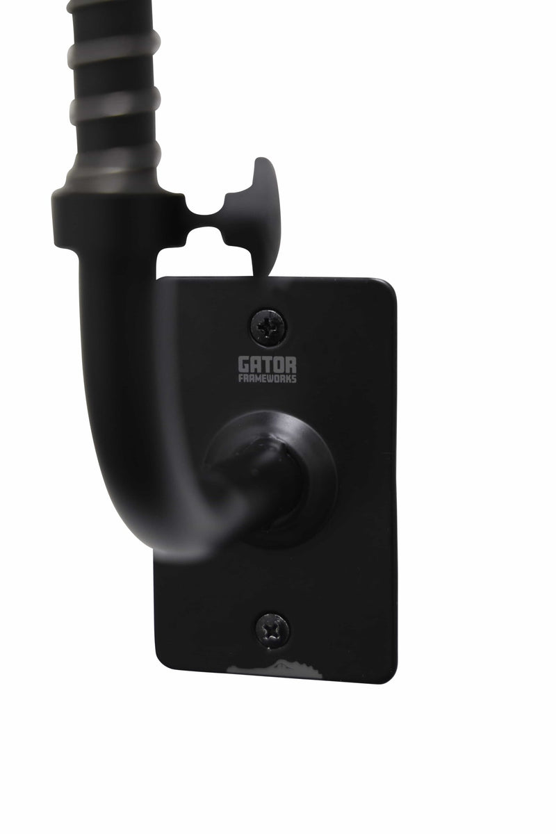 Gator GFW-TRUMPETHNGR-BLK Wall Hanger For Trumpet