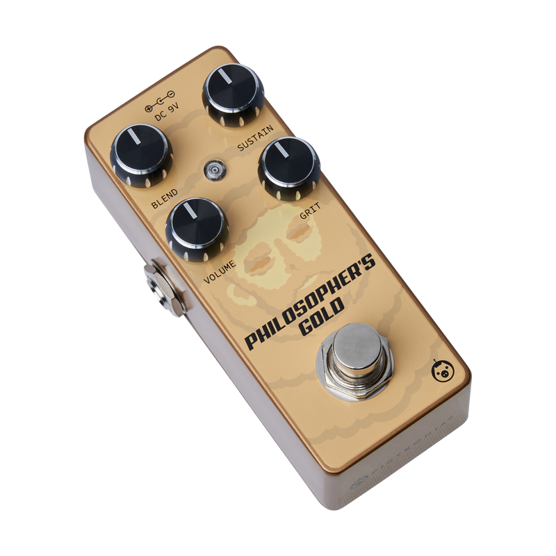 Pigtronix PHILOSOPHERS GOLD Pédale de sustain/distorsion