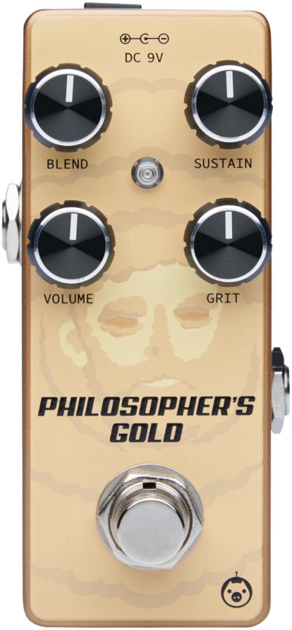 Pigtronix PHILOSOPHERS GOLD Pédale de sustain/distorsion