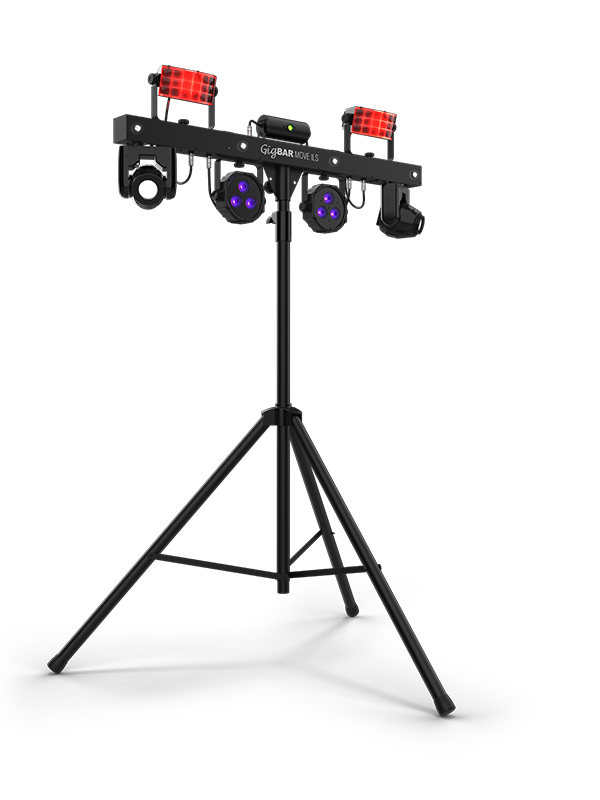 Chauvet DJ GIGBAR-MOVE-ILS Système d'éclairage 5-en-1 avec support, sac et télécommande