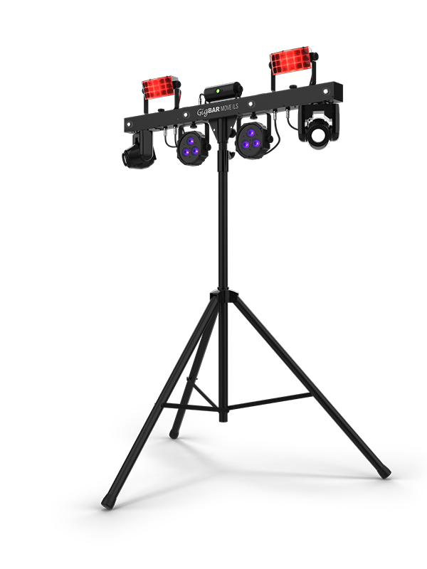 Chauvet DJ GIGBAR-MOVE-ILS Système d'éclairage 5-en-1 avec support, sac et télécommande
