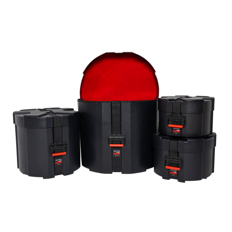 Gator GROOVES ROTO Drum Hard Case Set (Pack of 4)