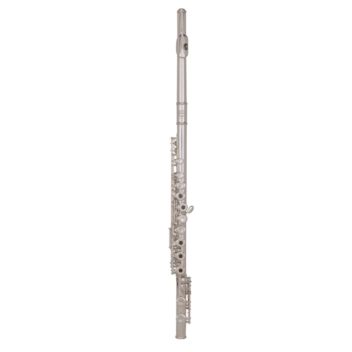 Grassi GR 720MKII Flûte en C avec mécanisme E à trou ouvert Master Series (Master Alpaga plaqué argent)