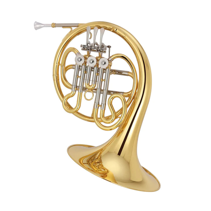 Grassi GR FH150MKII Cor d'harmonie en Fa avec pompe Eb Master Series (laiton jaune laqué)