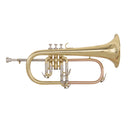 Grassi GR SSFLH570 Flugelhorn with Trigger in Bb School Series (Yellow Brass Lacquered)