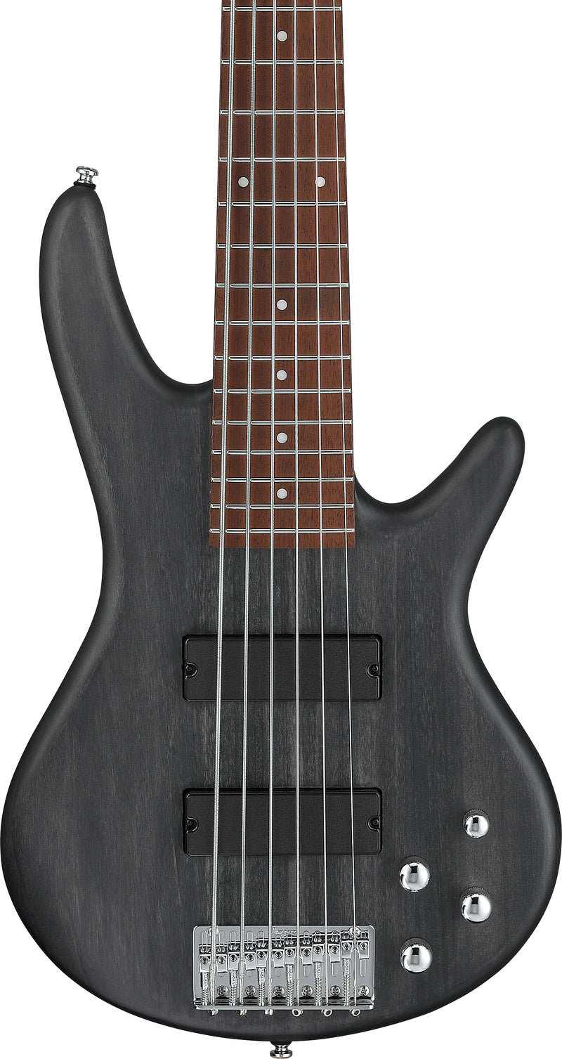 Ibanez GSR206TGF Gio SR 6 Strings Electric Bass Guitar (Transparent Gray Flat)