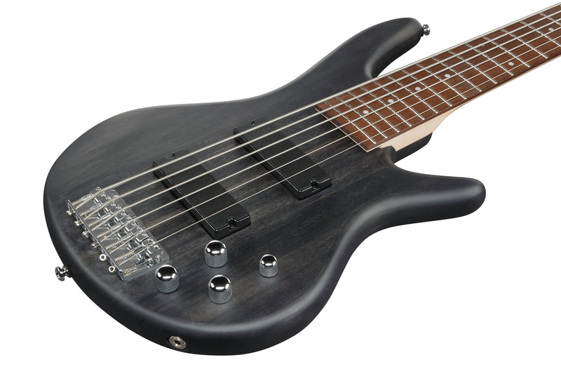 Ibanez GSR206TGF Gio SR 6 Strings Electric Bass Guitar (Transparent Gray Flat)