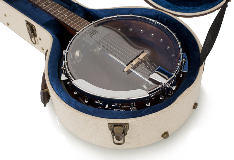 Gator GW-JM-BANJO-XL Deluxe Banjo Wood Case (Journeyman Burlap)