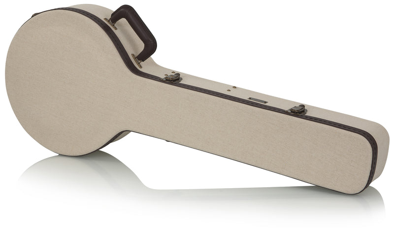Gator GW-JM-BANJO-XL Deluxe Banjo Wood Case (Journeyman Burlap)