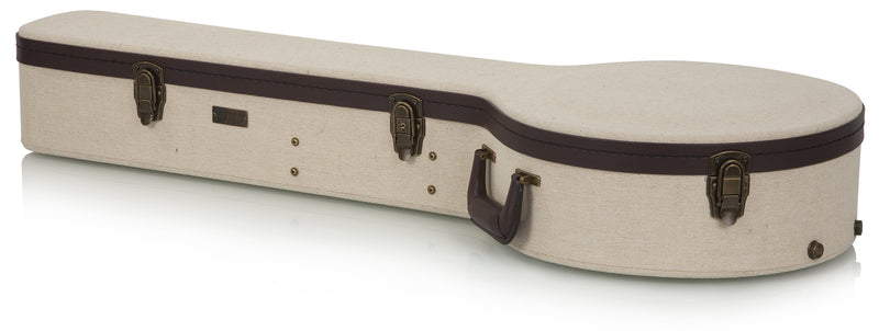 Gator GW-JM-BANJO-XL Deluxe Banjo Wood Case (Journeyman Burlap)