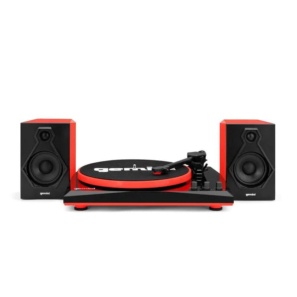 Gemini TT-900 Stereo Turntable System (Black/Red)