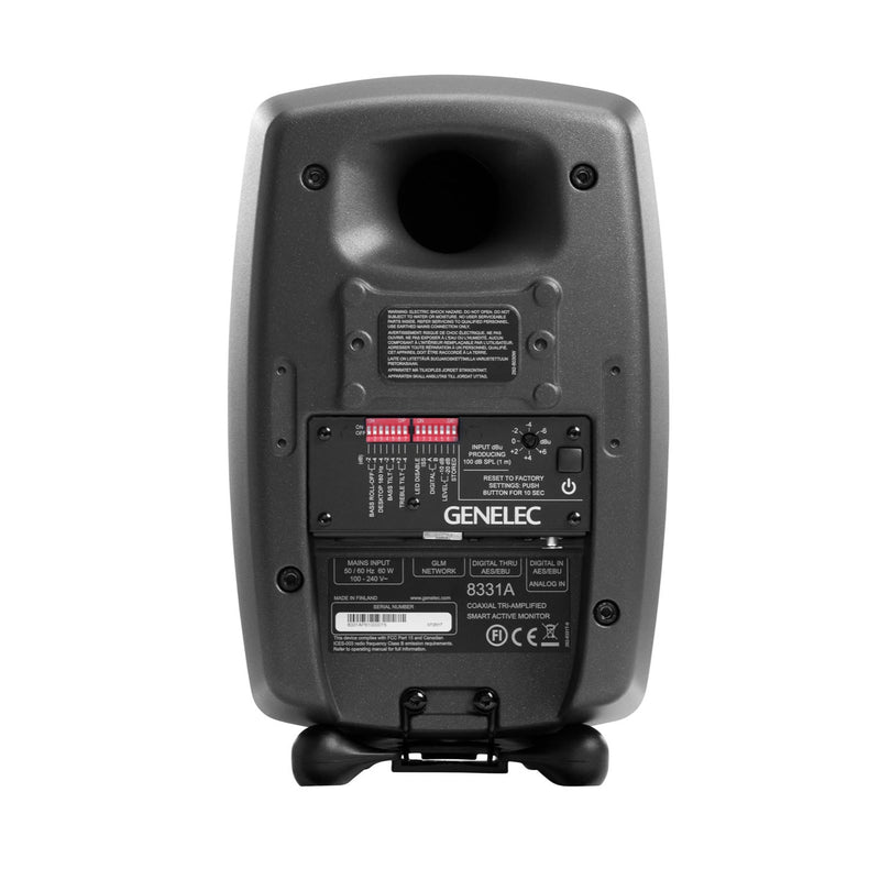Genelec 8331A 3-Way Digital Nearfield SAM Studio Monitor (Each, Grey) - 2x5"