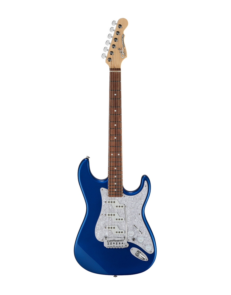 G&L COM-MBM-RW Fullerton Deluxe Comache with Rosewood Fretboard Electric Guitar (Midnight Blue Metallic)