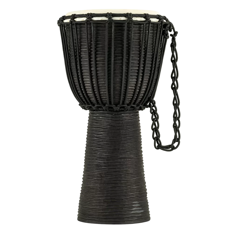 Meinl HDJ3-M Rope Tuned Headliner Series Wood Djembe (Black River Series) - 10"