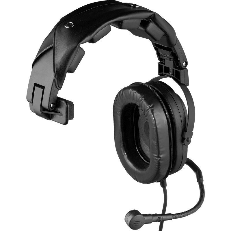 RTS HR-1-A4F Single-Sided Headset With Flexible Boom Mic (A4F)
