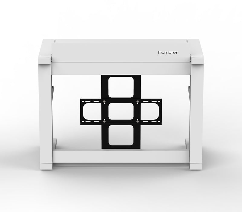 ProX XFH-HUMPTERB3WH B3 Quick Folding DJ Controller Turntable CD-J Facade Table Workstation by Humpter (White Finish)